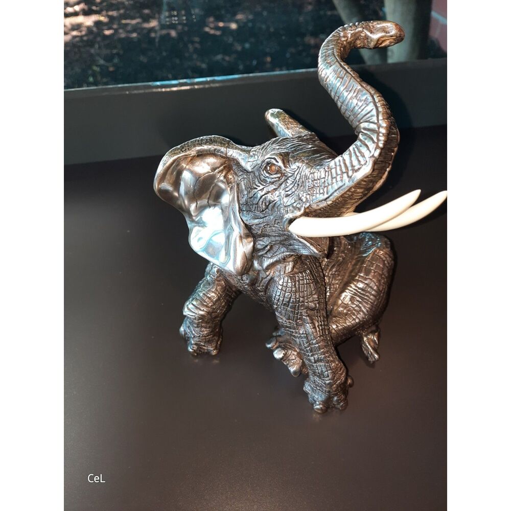 Beautiful D'argenta Sterling Silver Elephant sculpture